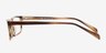 Hugo Brown AcetateEyeglass Frames from EyeBuyDirect, Side View