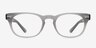 Cherry Blossom Gray AcetateEyeglass Frames from EyeBuyDirect, Front View