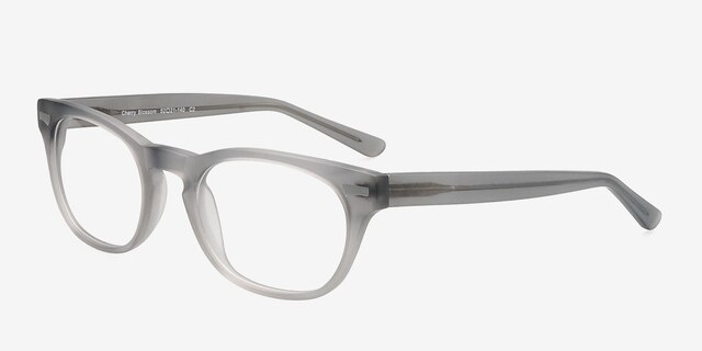 Cherry Blossom Gray AcetateEyeglass Frames from EyeBuyDirect, Angle View