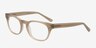 Cherry Blossom Olive AcetateEyeglass Frames from EyeBuyDirect, Angle View