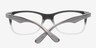 Novorzhev Gris AcétateMontures de lunettes de vue d'EyeBuyDirect, Vue Rapprochée