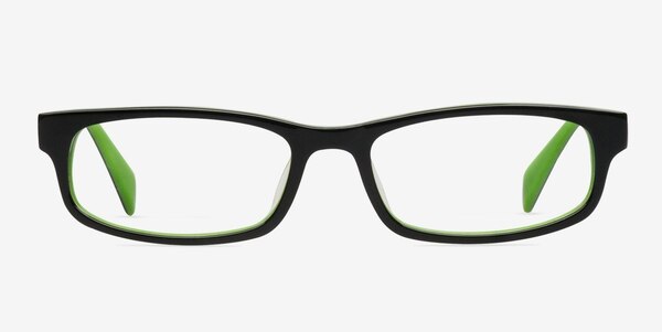 Starr Black/Green Acétate Montures de lunettes de vue