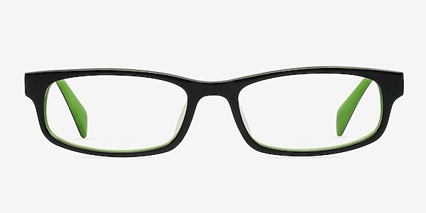 Starr Black/Green Acetate Eyeglass Frames