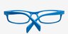 Starr Black & Blue AcétateMontures de lunettes de vue d'EyeBuyDirect, Vue Rapprochée