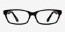 Stevie Black AcetateEyeglass Frames from EyeBuyDirect, Front View