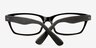Stevie Black AcetateEyeglass Frames from EyeBuyDirect, Closed View