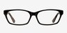 Stevie Black & Coffee AcetateEyeglass Frames from EyeBuyDirect, Front View