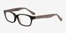 Stevie Black & Coffee AcetateEyeglass Frames from EyeBuyDirect, Angle View
