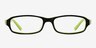 Toni Black & Green AcetateEyeglass Frames from EyeBuyDirect, Front View