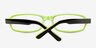 Toni Black & Green AcetateEyeglass Frames from EyeBuyDirect, Closed View