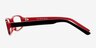 Toni Black & Red AcetateEyeglass Frames from EyeBuyDirect, Side View