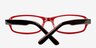Toni Black & Red AcetateEyeglass Frames from EyeBuyDirect, Closed View