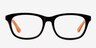 Wallis Black AcetateEyeglass Frames from EyeBuyDirect, Front View