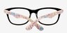 Wallis Black AcetateEyeglass Frames from EyeBuyDirect, Closed View
