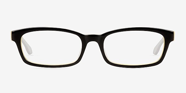 Atherton Black/Yellow Acetate Eyeglass Frames