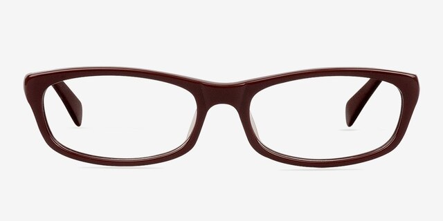 Loria Coffee AcetateEyeglass Frames from EyeBuyDirect, Front View