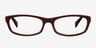 Loria Coffee AcetateEyeglass Frames from EyeBuyDirect, Front View