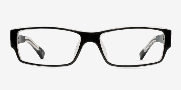 Trevi Black/Clear Acétate Montures de lunettes de vue