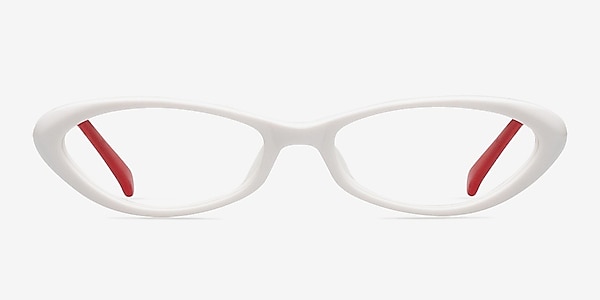 Storm White Acetate Eyeglass Frames
