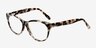 Sofia Ivory & Tortoise AcetateEyeglass Frames from EyeBuyDirect, Angle View