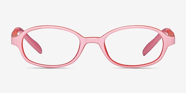 Shelli Pink/Red Plastic Eyeglass Frames