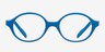 Theo Blue & Purple PlasticEyeglass Frames from EyeBuyDirect, Front View