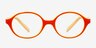 Theo Orange & Yellow PlasticEyeglass Frames from EyeBuyDirect, Front View