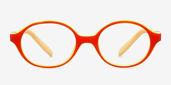 Theo Orange/Yellow Plastique Montures de lunettes de vue