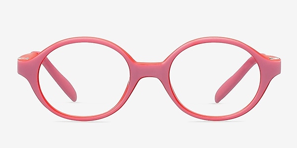 Theo Pink/Red Plastique Montures de lunettes de vue