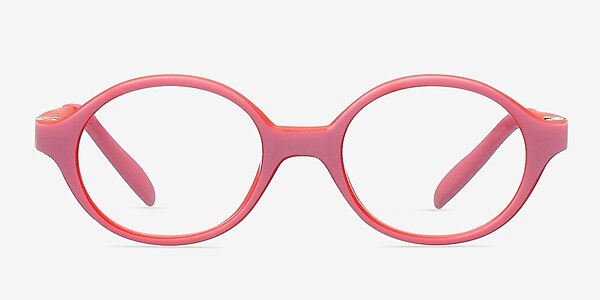 Theo Pink/Red Plastique Montures de lunettes de vue