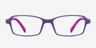 Ricki Purple & Blue PlasticEyeglass Frames from EyeBuyDirect, Front View