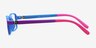 Ricki Purple & Blue PlasticEyeglass Frames from EyeBuyDirect, Side View