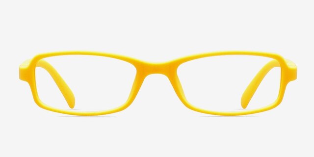 Kiwi Yellow PlasticEyeglass Frames from EyeBuyDirect, Front View
