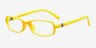 Kiwi Yellow PlasticEyeglass Frames from EyeBuyDirect, Angle View
