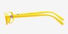 Kiwi Yellow PlasticEyeglass Frames from EyeBuyDirect, Side View
