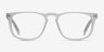 Rhode Island Matte Clear AcetateEyeglass Frames from EyeBuyDirect, Front View