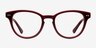 Soho Burgundy AcetateEyeglass Frames from EyeBuyDirect, Front View