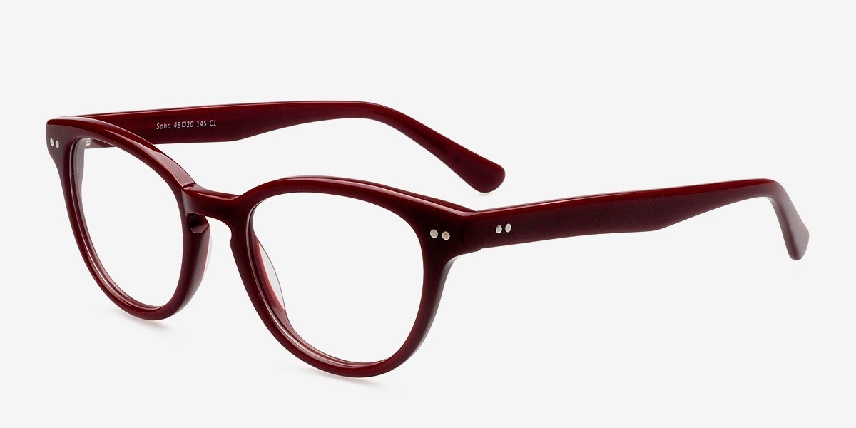 Soho Burgundy Glasses for Women | Eyebuydirect
