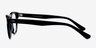 Soho Black AcetateEyeglass Frames from EyeBuyDirect, Side View