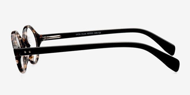 Little Muse Tortoise AcetateEyeglass Frames from EyeBuyDirect, Side View