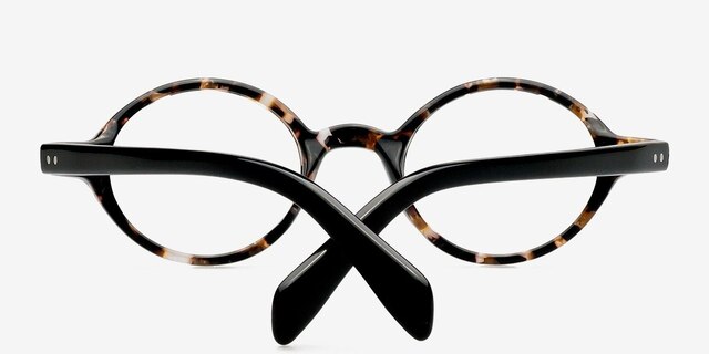 Little Muse Tortoise AcetateEyeglass Frames from EyeBuyDirect, Closed View