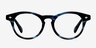 Bavarian Navy AcetateEyeglass Frames from EyeBuyDirect, Front View