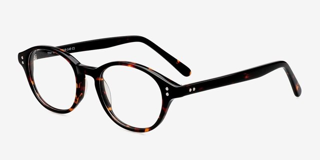 The Look Écailles AcétateMontures de lunettes de vue d'EyeBuyDirect, Vue d'Angle
