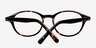 The Look Écailles AcétateMontures de lunettes de vue d'EyeBuyDirect, Vue Rapprochée
