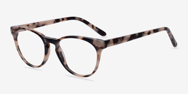 Notting Hill Ivory & Tortoise AcétateMontures de lunettes de vue d'EyeBuyDirect, Vue d'Angle