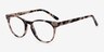 Notting Hill Ivory & Tortoise AcétateMontures de lunettes de vue d'EyeBuyDirect, Vue d'Angle