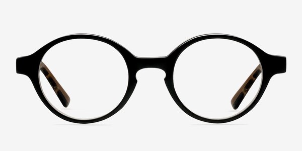Theophilus Black Acetate Eyeglass Frames