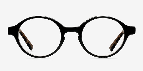 Theophilus Black Acetate Eyeglass Frames