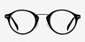 Opera Black AcetateEyeglass Frames from EyeBuyDirect, Front View
