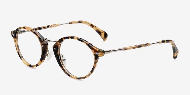 Opera Tortoise AcetateEyeglass Frames from EyeBuyDirect, Angle View